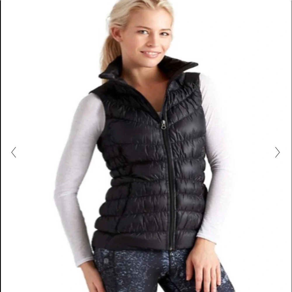 Be Boundless Bomber Puffer Vest Black size small - Picture 1 of 11